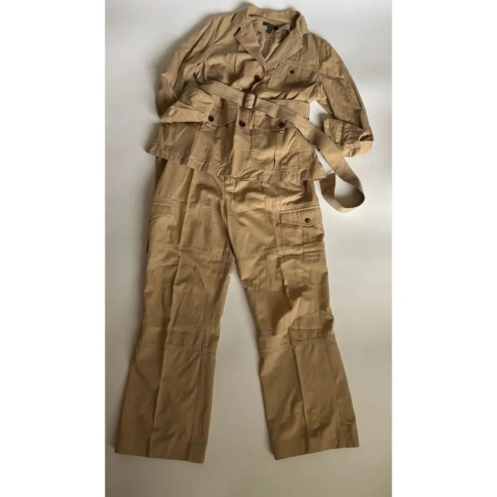Vintage Lauren Ralph Lauren Classic Safari Set Size XL - Picture 4 of 13